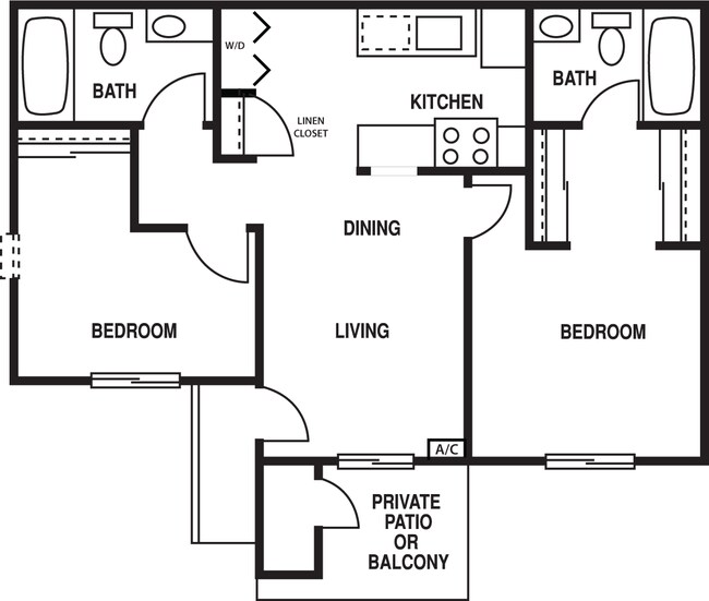 The Redwood 2 100-111 floor plan